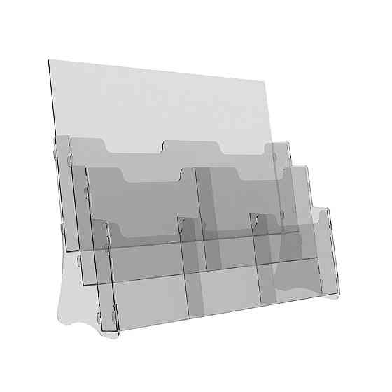 Буклетница EKOSTAR настольная для 3 А6 2 А5 1 А4 Киев