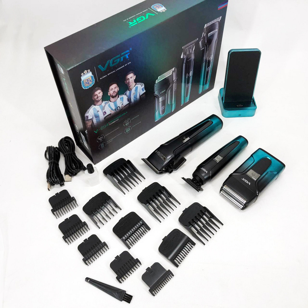 Класна машинка для стрижки волосся, Акумуляторна машинка-тример для стрижки волосся PY-16 Львів - фото 10