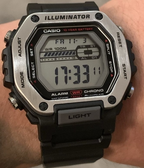 Годинник чоловічий спортивний тактичні Casio MWD-110H-1AVCF Illuminator Харків - фото 8
