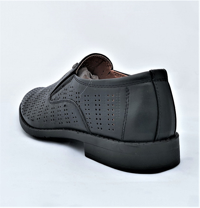 Мужские Мокасины Летние Сеточка Черные Туфли (размеры: 42) Видео Обзор - 58-1 Днепр - изображение 5