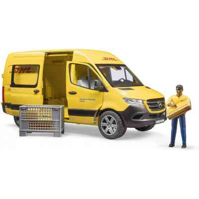 Спецтехніка Bruder автомобіль MB Sprinter кур'єр DHL з фігуркою (02671) Вінниця