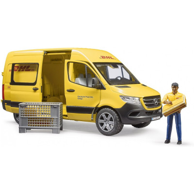 Спецтехніка Bruder автомобіль MB Sprinter кур'єр DHL з фігуркою (02671) Вінниця - фото 3