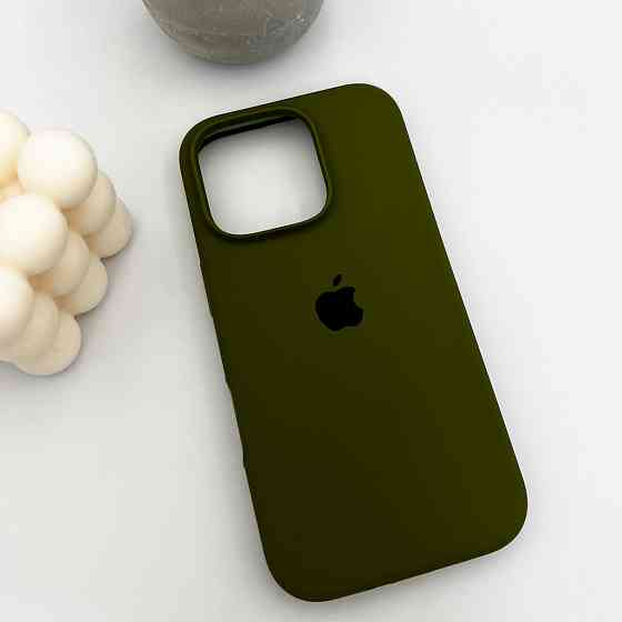 Чохол для смартфона Silicone Full Case AA Open Cam for Apple iPhone 16 Pro 29,Army Green Киев