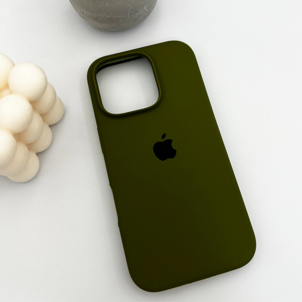 Чохол для смартфона Silicone Full Case AA Open Cam for Apple iPhone 16 Pro 29,Army Green Киев - изображение 4