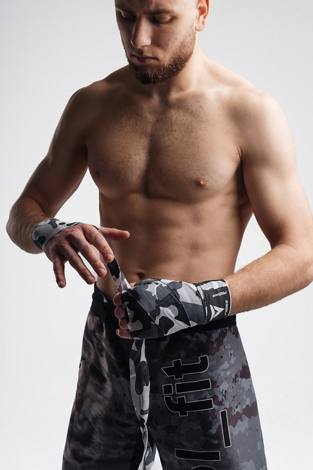 Бинти боксерські V`Noks 4,5m Camo Каменское - изображение 4