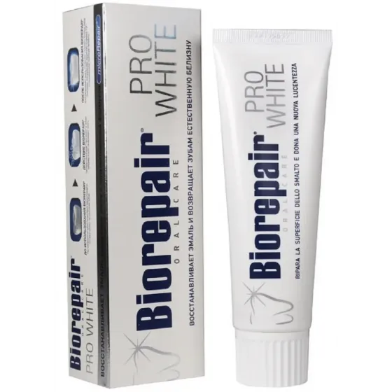 Зубна паста Biorepair Oral Care Pro White Вибілювальна, 75 мл Львів