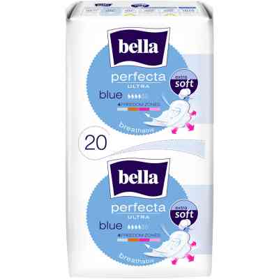 Гигиенические прокладки Bella Perfecta Blue Soft Ultra 20 шт. (5900516305888/5900516305253) Винница