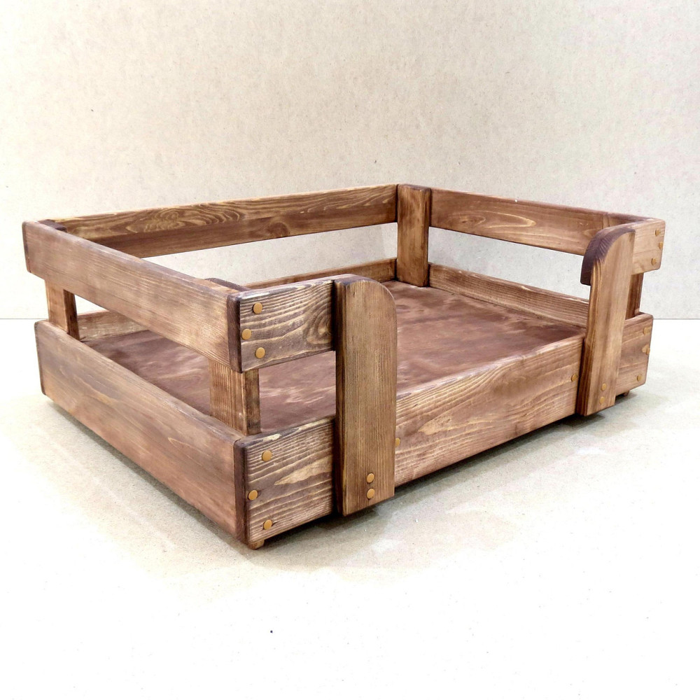 Лежак дерев'яний для собаки "Бонеллі 80х50" капучино Миколаїв - фото 4