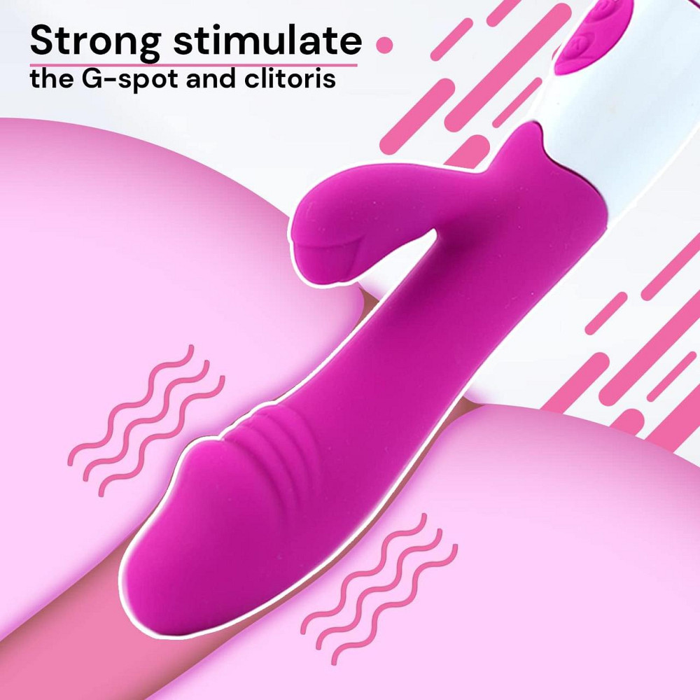 Вибратор Vtin для женщин - стимуляция клитора и точки G - розовый 3о режимов из Германии Днепр - изображение 3