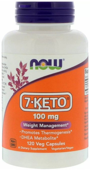 7 кето DHEA Now Foods 7-Keto 100 мг 120 капсул Київ - фото 1