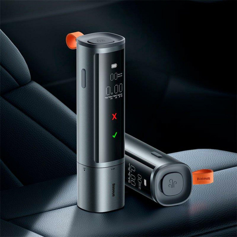 Алкотестер Baseus SafeJourney Pro Series Breathalyzer, Space Grey CRCX060014 Одеса - фото 8