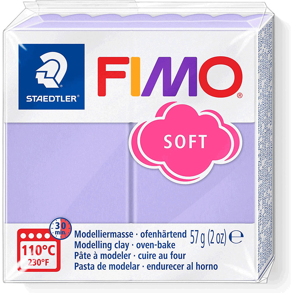 Пластика для бижутерии Soft Сиреневая пастельная 57г Fimo Киев - изображение 1