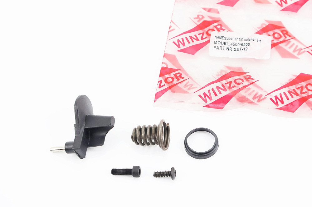 Уловлювач (обмежувач) ланцюга+пружина амортизатора+болт к-кт Київ - фото 1