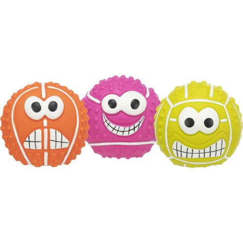 Іграшка Trixie для собак М_яч Смайлики з пискавкою латекс 7 см Киев - изображение 1