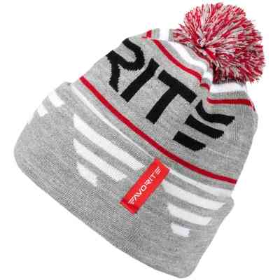 Шапка Favorite Pompon Hat 56 Gray Black Logo (1693.08.86) Вінниця