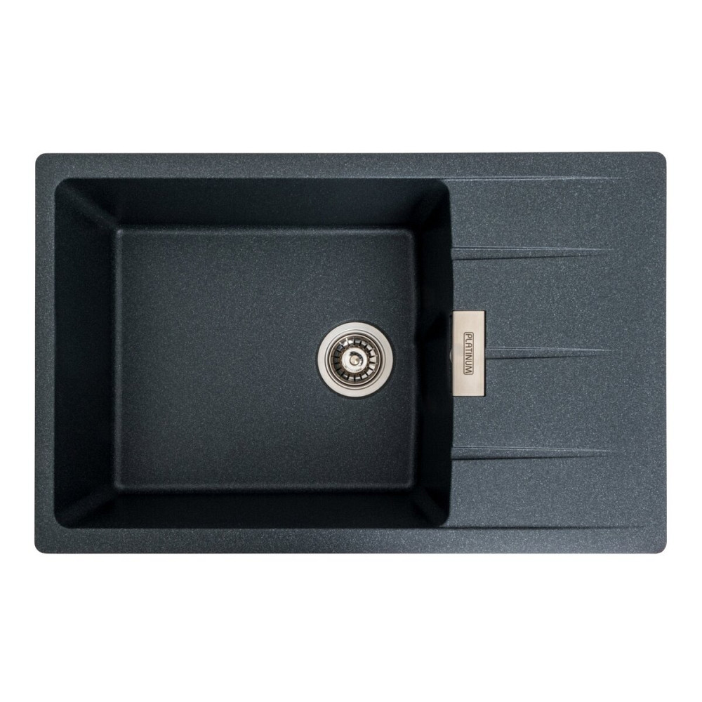 Гранітна мийка для кухні VALESO 7850 ROMA матова (антрацит) Коломыя - изображение 1