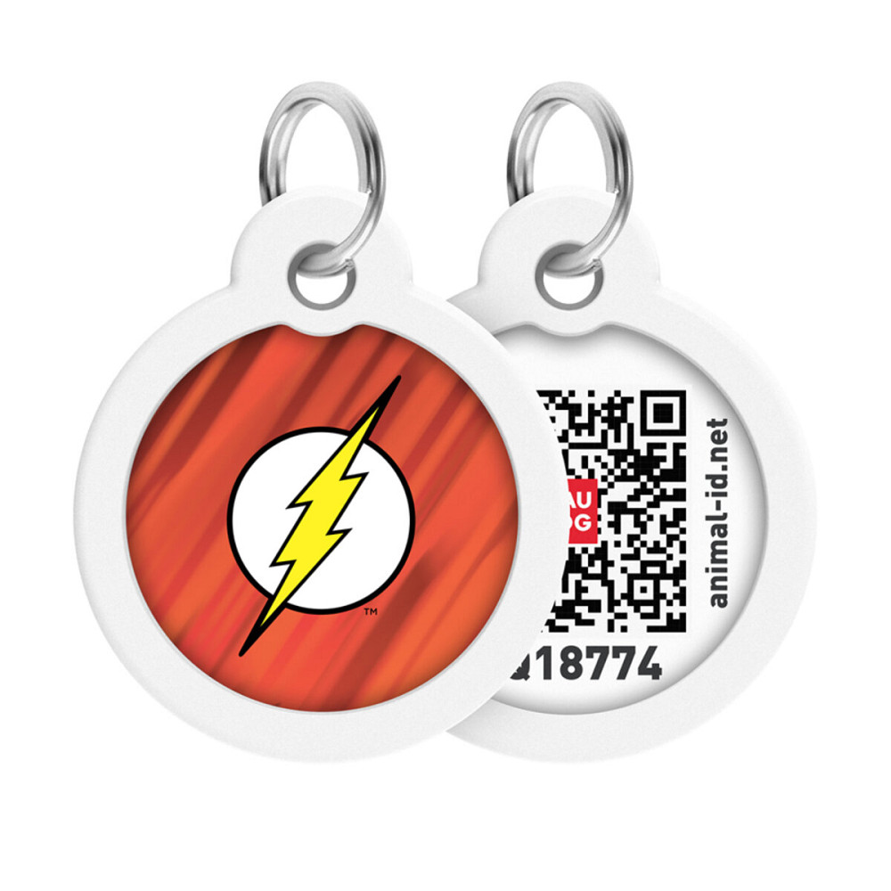 Адресник для собак и кошек металлический WAUDOG Smart ID с QR паспортом, рисунок 