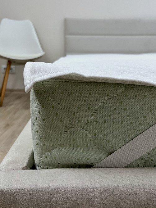 Ecotton Наматрацник Aqua-stop Ecotton Jaсquard 180х200 см водонепроникний жакардовий з резинкою Коломыя - изображение 6