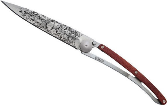 Универсальный Складной Нож с лазерной гравировкой Льва Deejo 