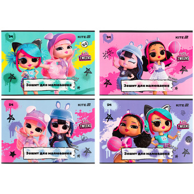 Альбом для рисования Kite LOL, 24 листа (LO25-242) Винница - изображение 1