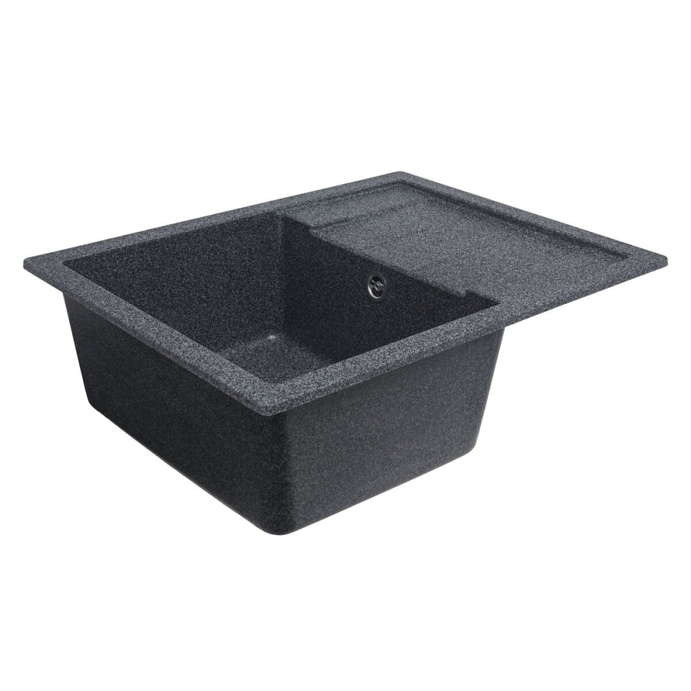 Гранітна мийка для кухні VALESO INTENSO 6550 матова Графіт Коломыя - изображение 13