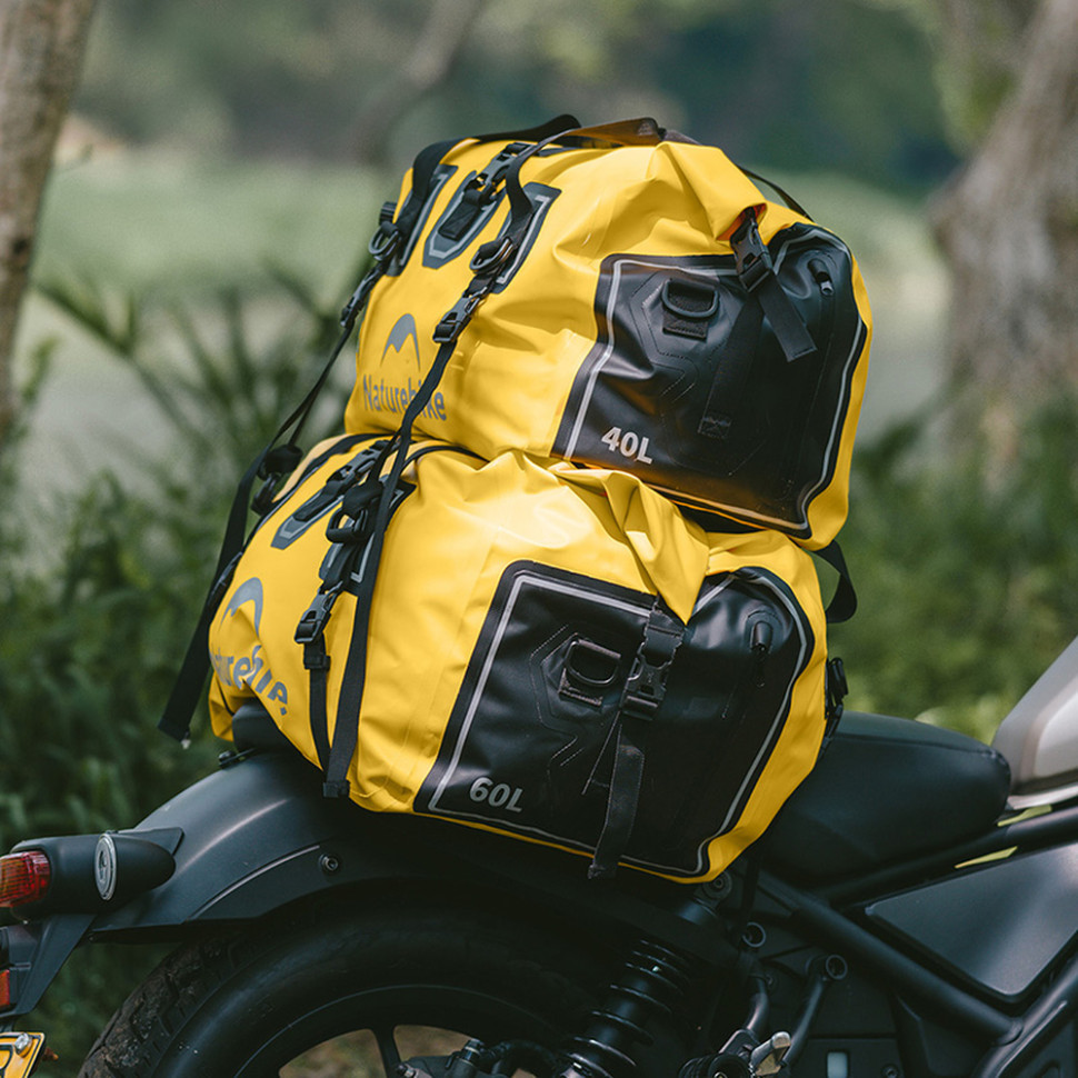 Водонепроникна дорожня сумка Naturehike CNK2450XB015, 90 л, жовта Київ - фото 7