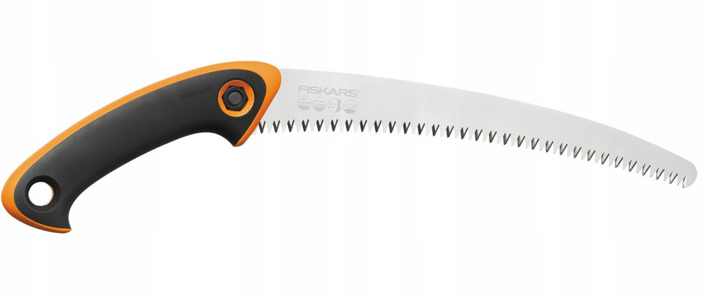 Профессиональная Ручная Пила для обрезки с чехлом Fiskars 