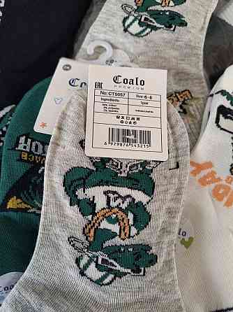 Носки детские с рисунком. В наборе по 5шт. Размер по возрасту Киев