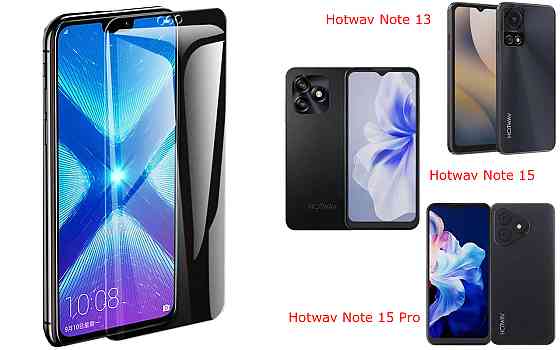 Защитное стекло NeoGlass для Hotwav Note 13, Note 15, Note 15 Pro – ультрапрозрачное и устойчивое Киев