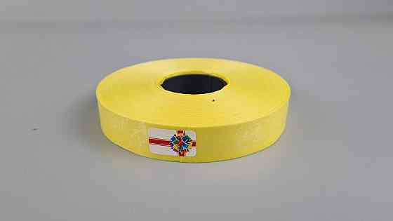 Стрічка поліпропіленова для повітряних куль і подарунків 2 см х 100 ярдів жовта (1 пачка) Харків