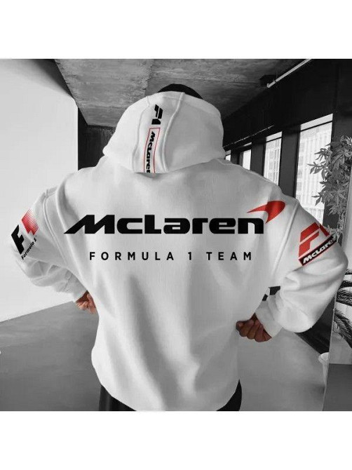 Худі, біла толстовка чоловіча, світшот 2711253848 розмір 52 Дніпро - фото 1