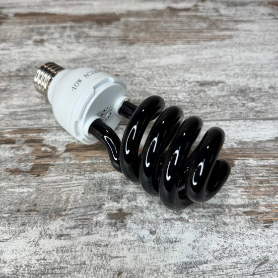 Ультрафиолетовая энергосберегающая спиральная лампа E27 220В 40Вт 365–400 нм от насекомых Киев