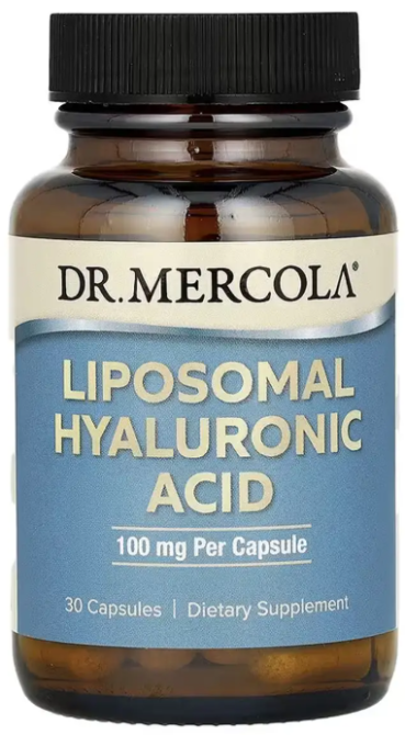Ліпосомальна гіалуронова кислота Dr. Mercola Liposomal Hyaluronic Acid 30 капс Київ - фото 1