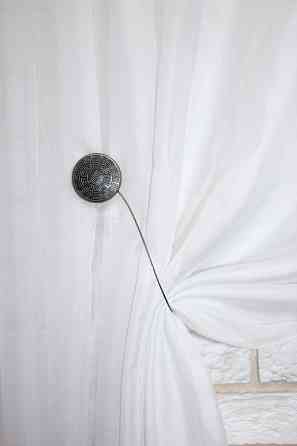 Магніти для штор і гардин (111м) Родос набір 2 шт Графітовий (81-022) Київ