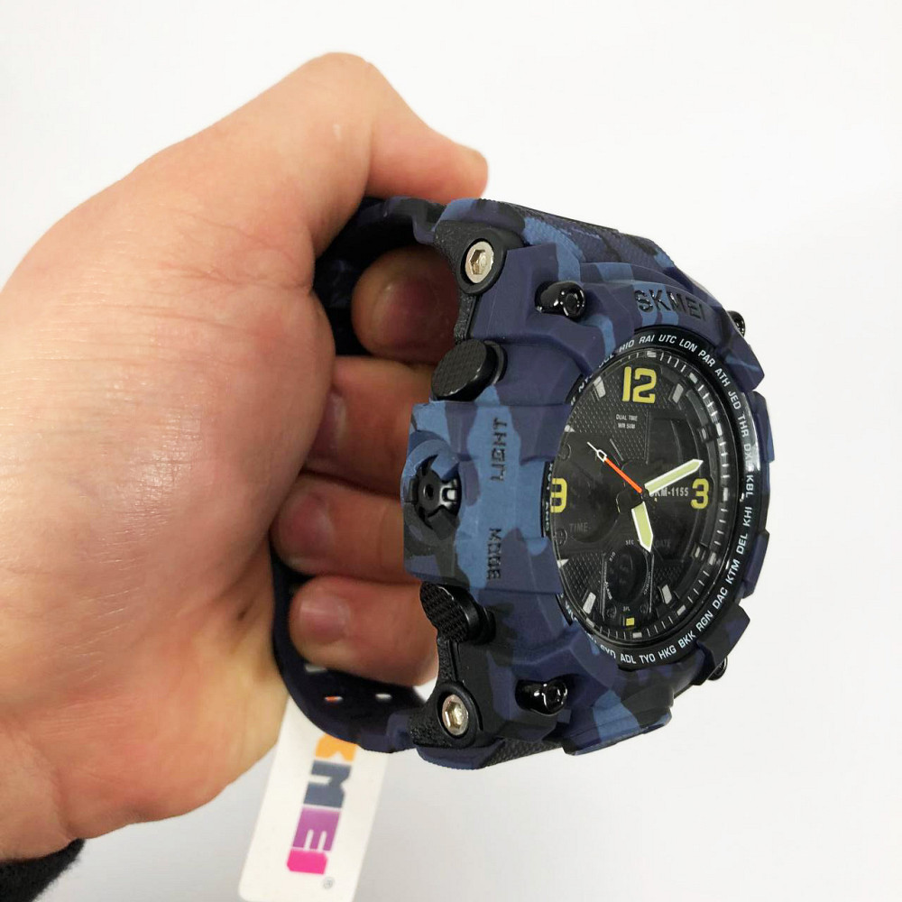 Стильні армійські годинники SKMEI, Годинники спортивні спорт Надійні чоловічі наручні ZV-50 Івано-Франківськ - фото 8