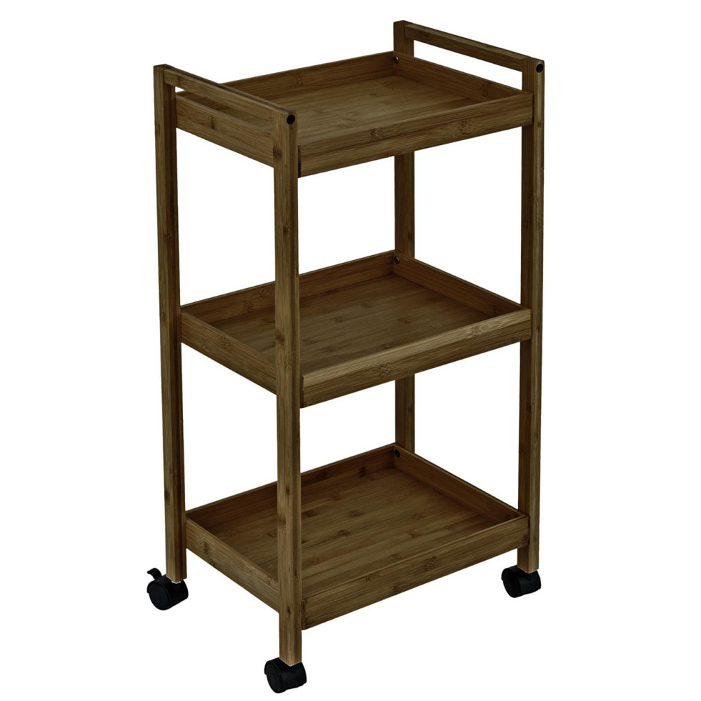 Етажерка для ванної на коліщатах "Довалі" кориця Миколаїв - фото 1