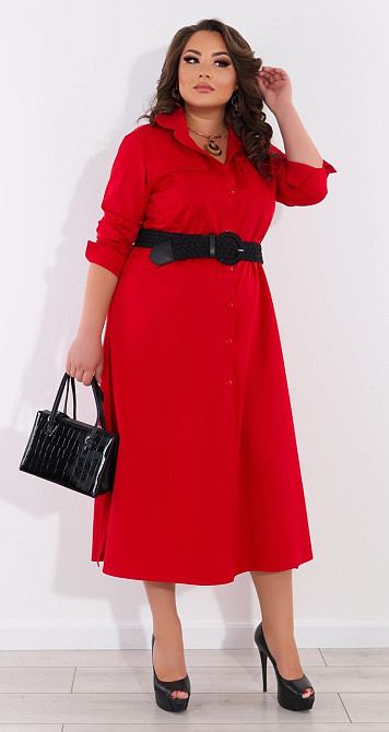 Стильне плаття сорочка (50) Київ - фото 1