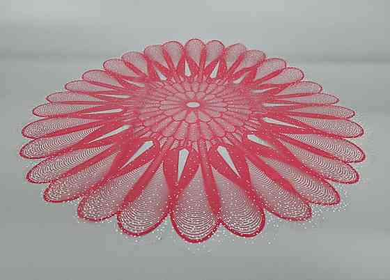 Серветка для квітів діаметром 60 см з рис, 100 шт No 336 (7) (100 шт.) Харків