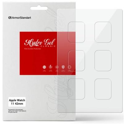 Пленка защитная Armorstandart hydrogel Apple Watch 11 42mm 6 pcs (ARM88733) Винница - изображение 1