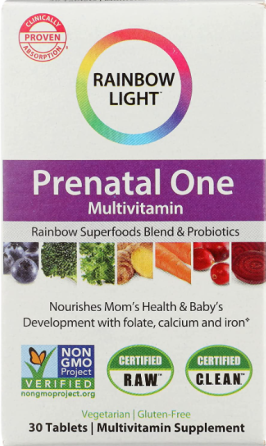 Мультивитамины для беременных Rainbow Light Prenatal One 30 таб Киев