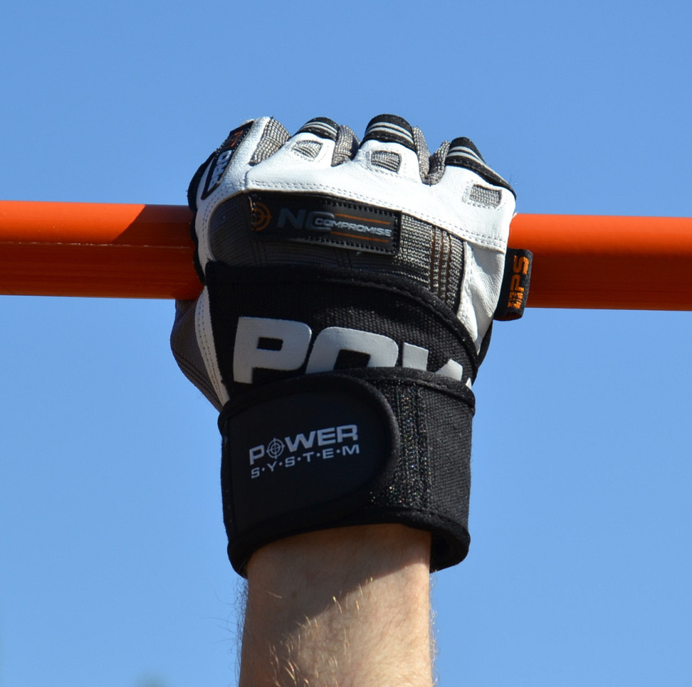 Рукавички для фітнесу Power System PS-2700 No Compromise Grey/White XL Кам'янське - фото 9
