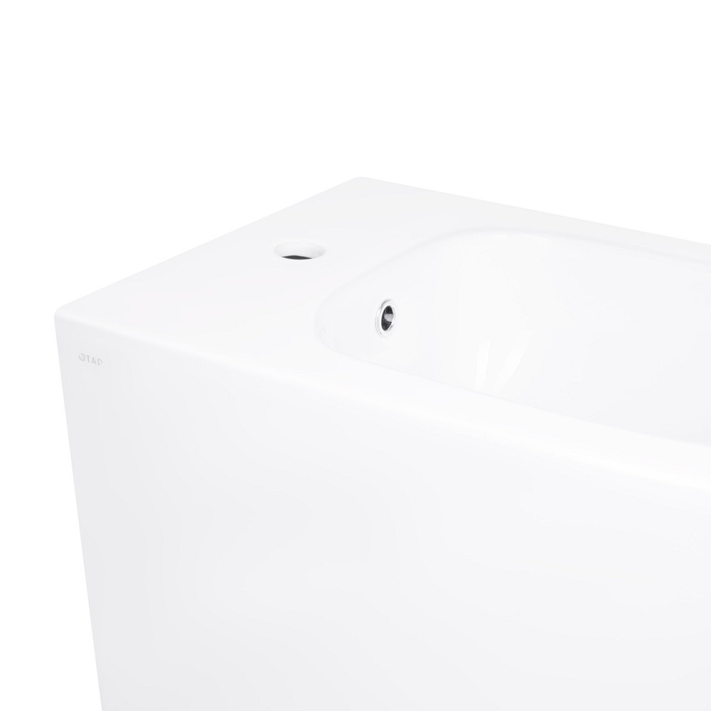 Биде напольное Qtap Swan 560х360х410 White QT15443378W Киев - изображение 5