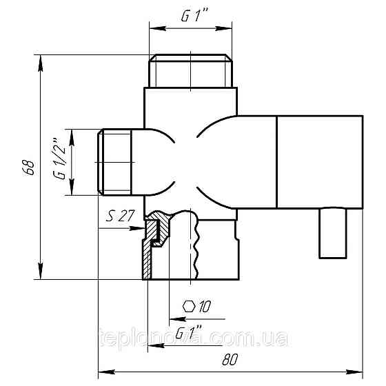 Кран | Ранок Globus Lux NMV-108 євро перемикач SUS 304 Чернівці