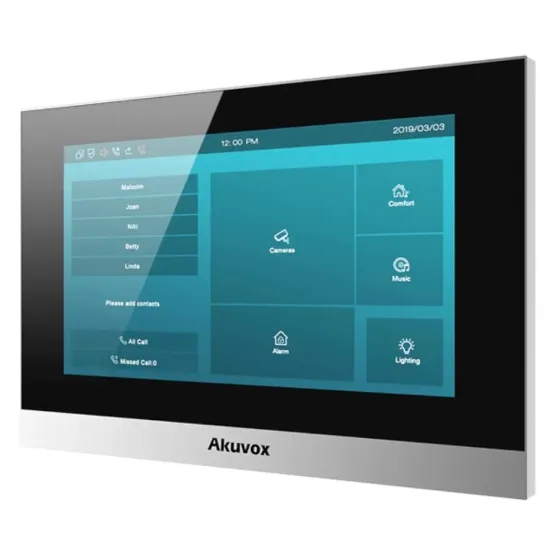 Комплект IP-відеодомофона Akuvox: домофон 7