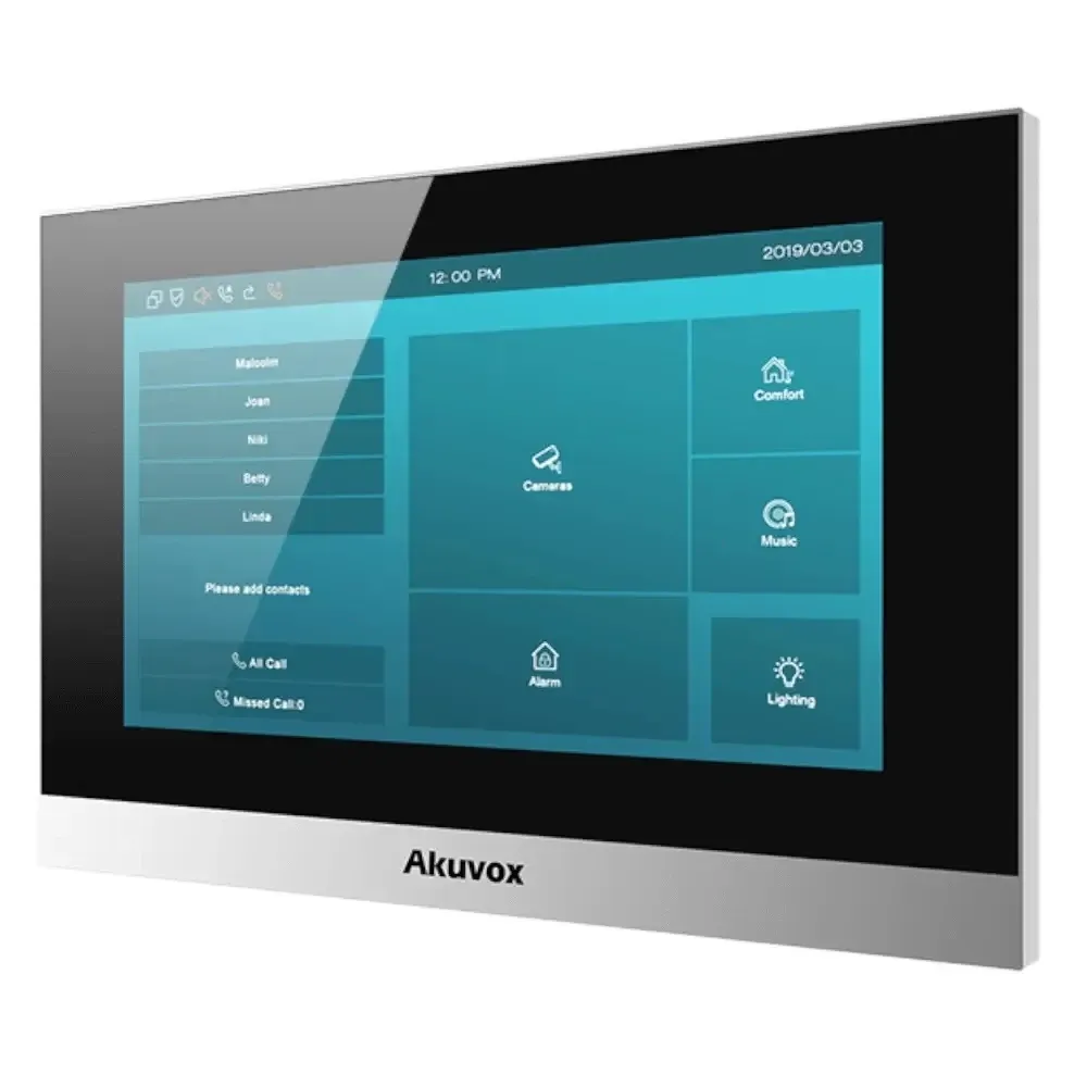 Комплект IP-відеодомофона Akuvox: домофон 7