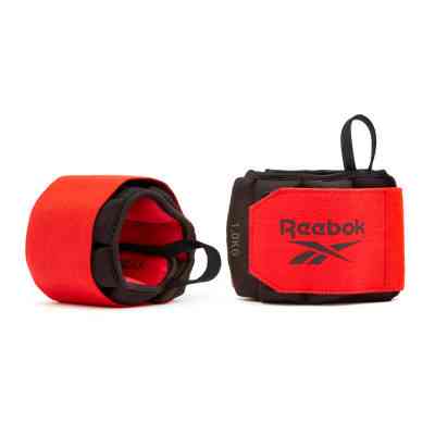 Обважнювач Reebok Flexlock Wrist Weights чорний, червоний RAWT-11260 0.5 кг (885652017176) Вінниця