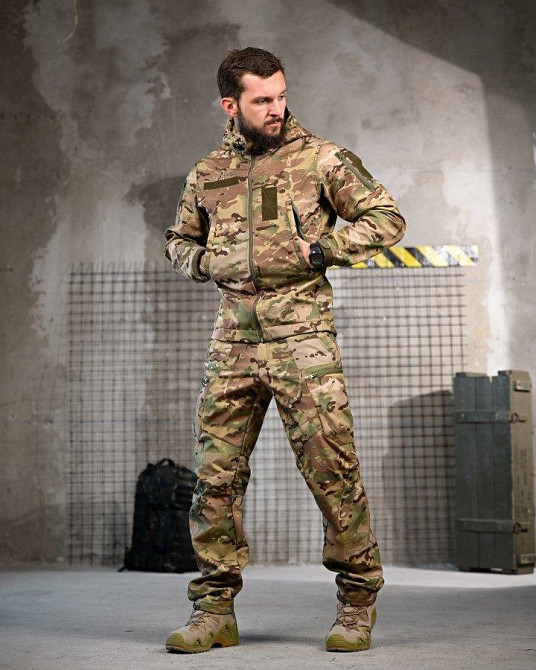 Демисезонный тактический костюм софтшел TANJENT мультикам  ПП7869 Одесса - изображение 2