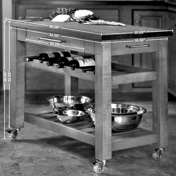 Стіл-візок "Робінс" зефір-капучино Миколаїв - фото 2