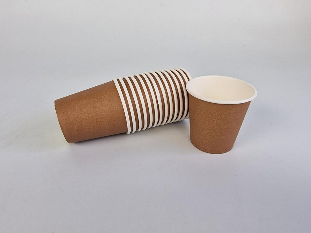 Стакан паперовий 110 мл "БЕЛО КОРІНЧЕНОВИЙ" Маестро (50 шт.) Харків - фото 1