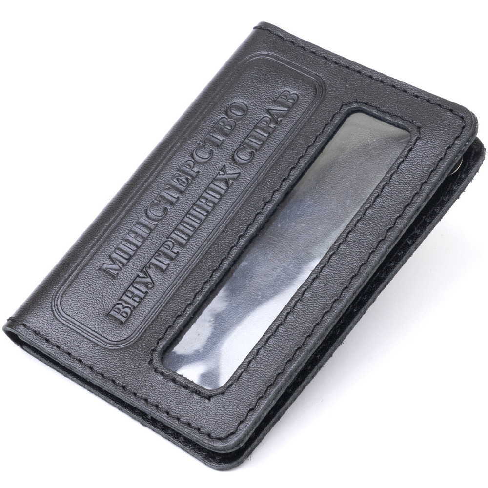 Компактна обкладинка на документи МВС України Чорна (SHVIGEL) Київ - фото 6